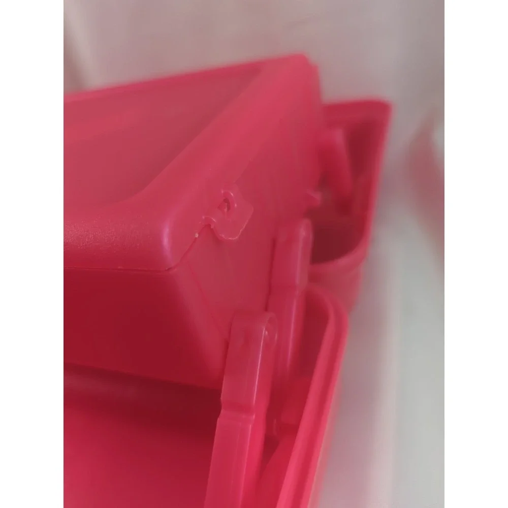 RARE Barbie Caboodles On The Go Girl Make Up Accessories Case Iconic Pink